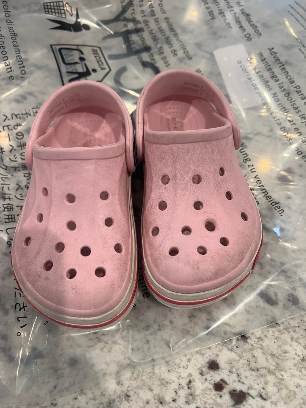 CROCS Kids' Slip-On Clog in Light Pink